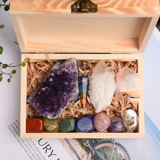 Natural crystal quarry gift Box Pure Ember