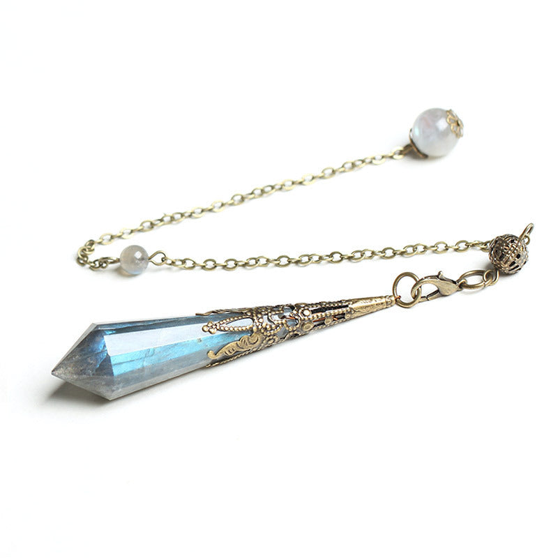 Natural Crystal Pendulum Energy Stone Natural Crystal Pure Ember