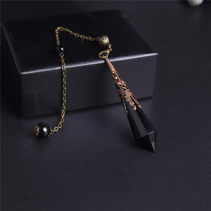 Natural Crystal Pendulum Energy Stone Natural Crystal Pure Ember