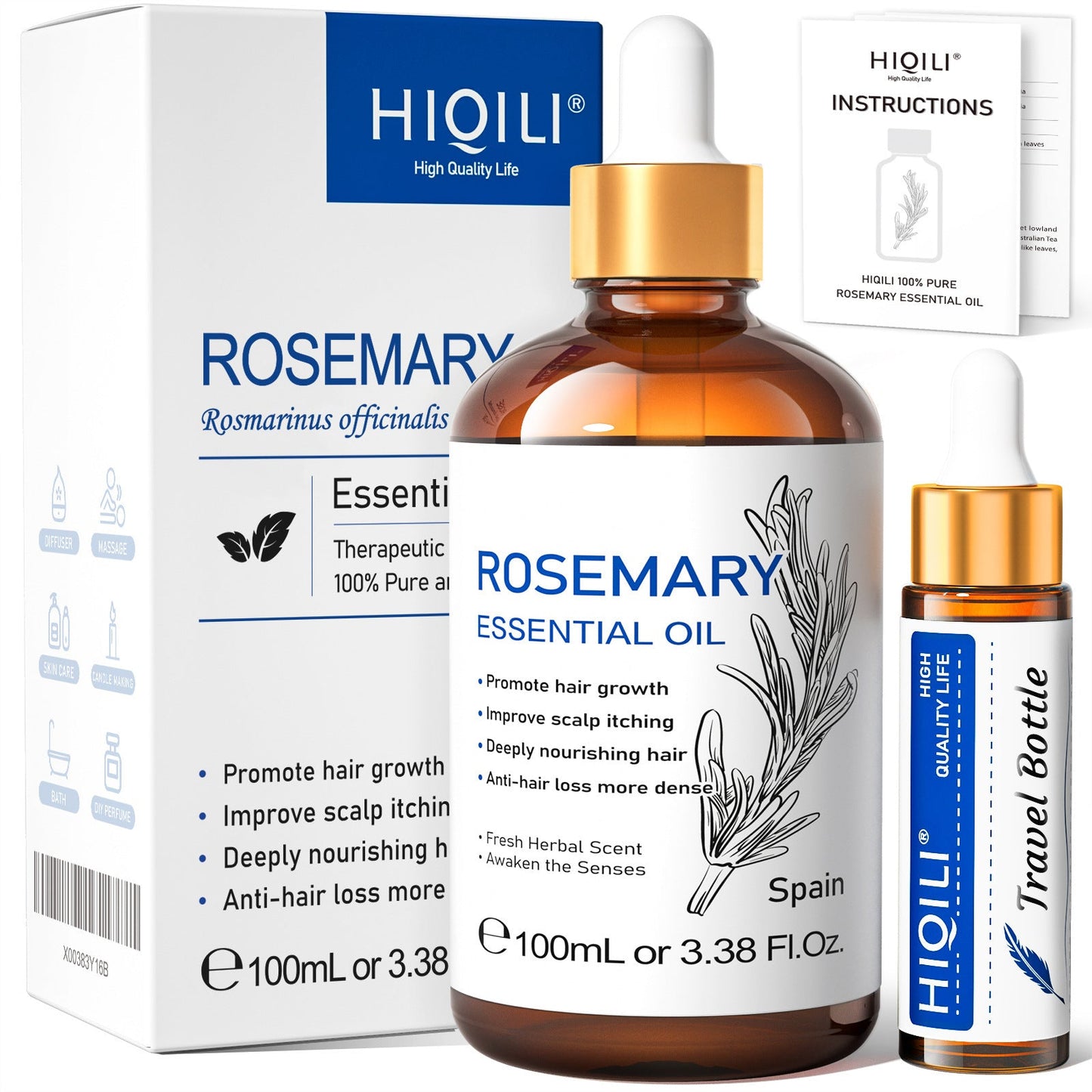 Beauty And Skin Care Single Essential Oil Plant Extract Rose Massage Oil Perfume Aromatherapy Pure Ember