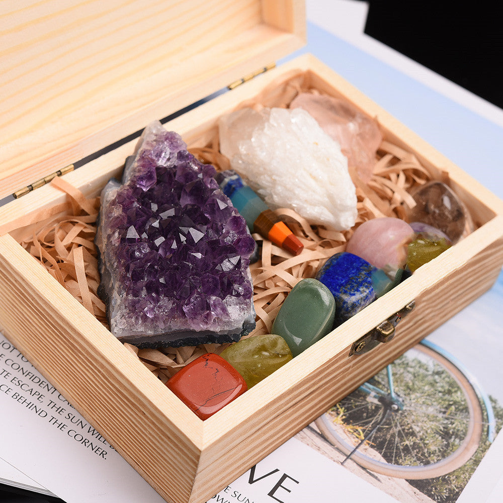 Natural crystal quarry gift Box Pure Ember