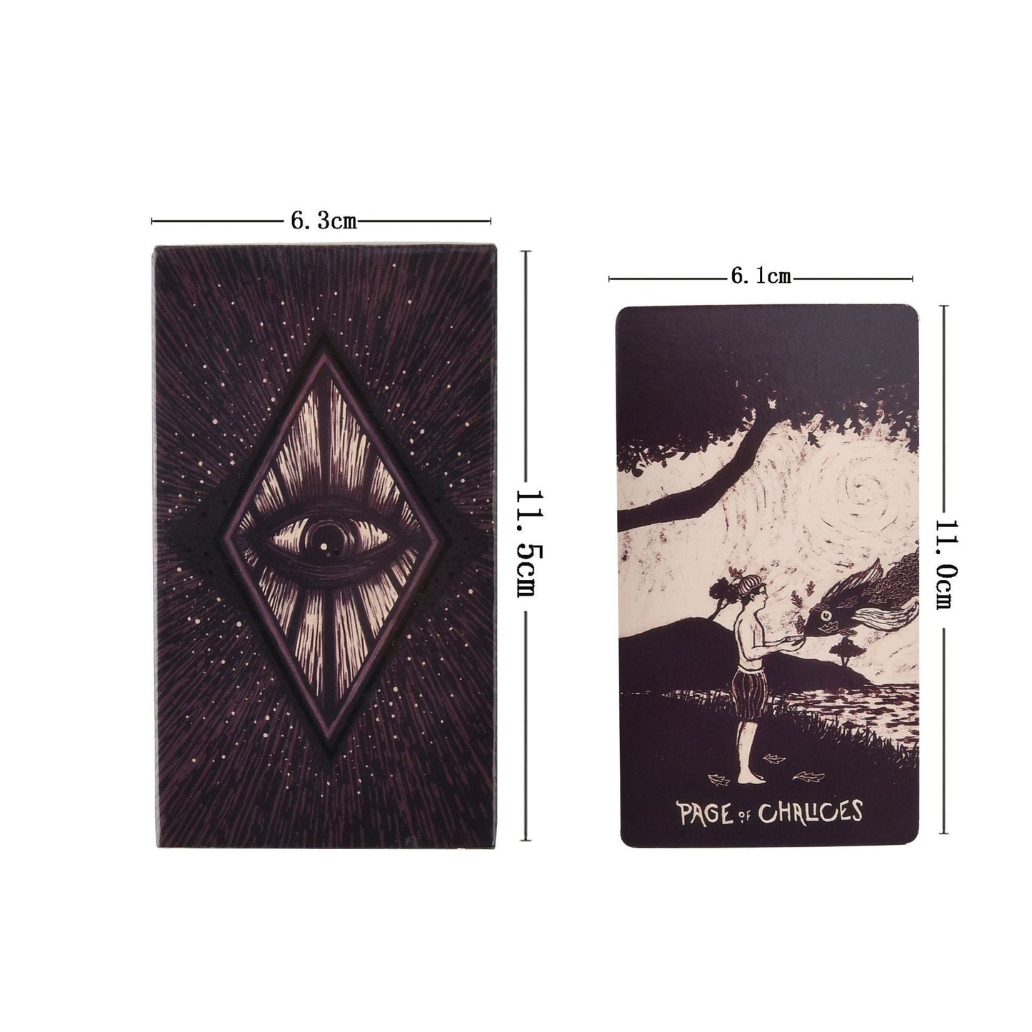 Prism Flare Tarot Deck Pure Ember