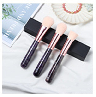 Multifunctional Brush With Natural Crystal Handle Pure Ember