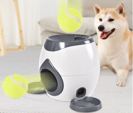 Smart Pet Feeder Tennis Ball Missing Device Throwing Reward Machine Pure Ember