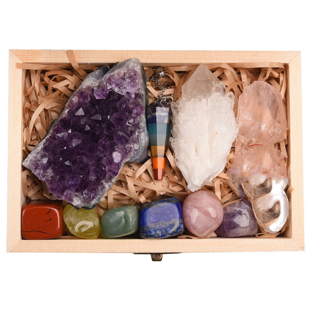 Natural crystal quarry gift Box Pure Ember