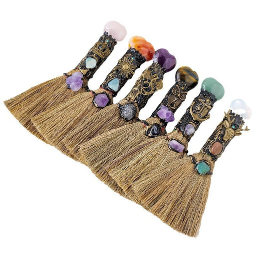 Natural Crystal Love Enchanted Broom Pure Ember