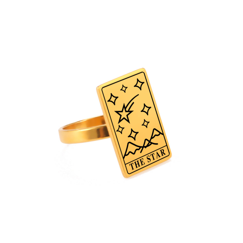 Constellation Tarot Ring Pure Ember the star
