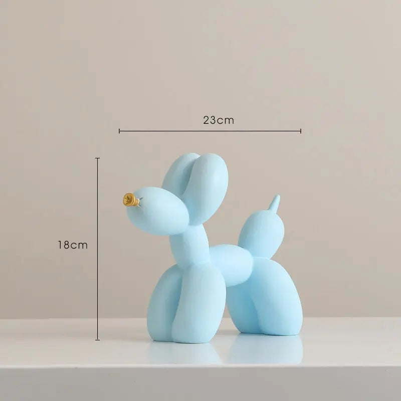 Matte Balloon Dogs light blue