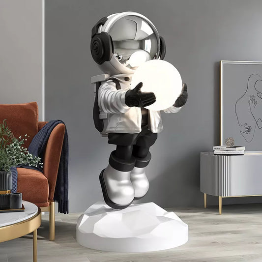 Astronaut Outer Space Moon Floor Lamp