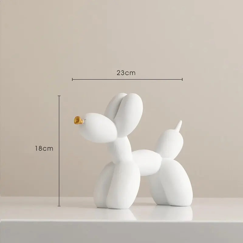 Matte Balloon Dogs white