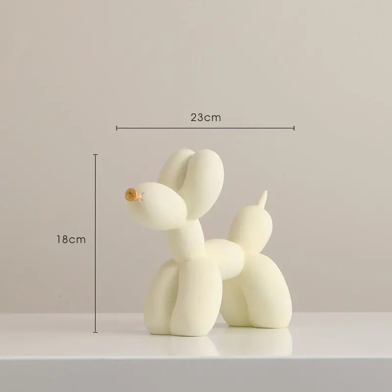 Matte Balloon Dogs white