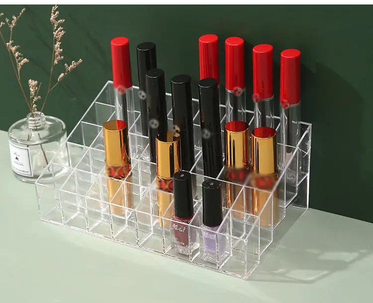 lipstick holder stand cosmetic storage