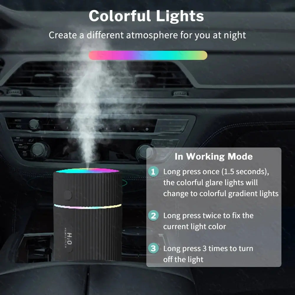 Deelife Humidifier Car Diffuser Essential Oils Portable Mini Aroma Aromatherapy for Auto Home Office USB Pure Ember