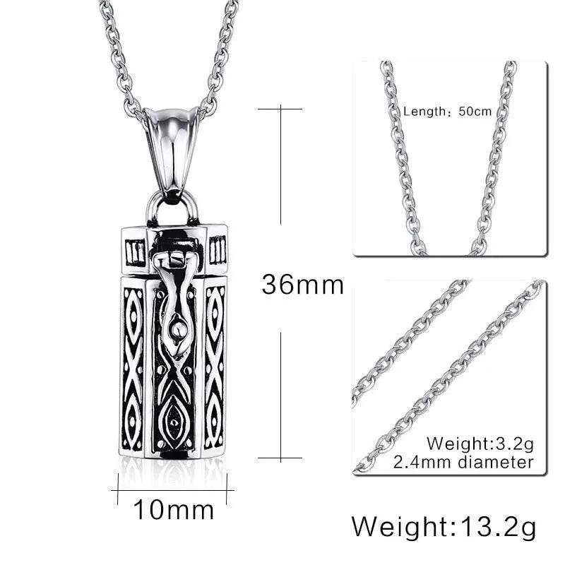 Memorial Cremation Urn Ashes Pendant