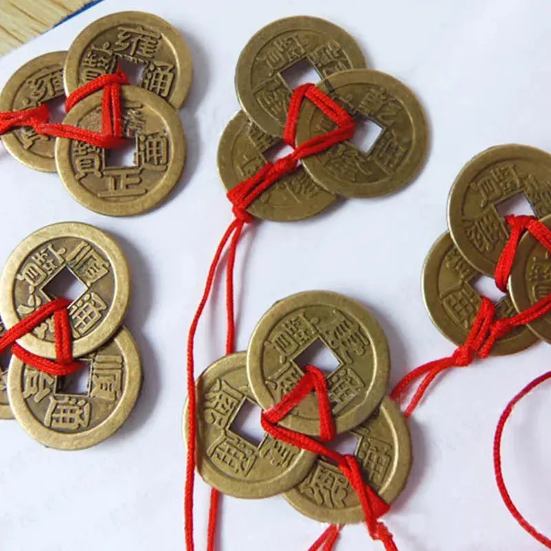 Chinese Feng Shui Coin For Wealth And Success Lucky Oriental Emperor Qing Money Pendant