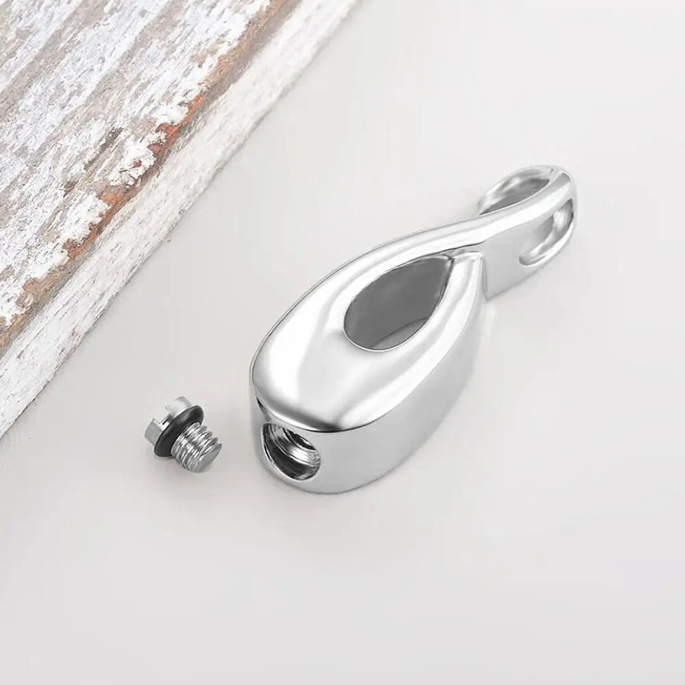 Infinity Memorial Stainless Steel Necklace For Human/Pet Ashes
