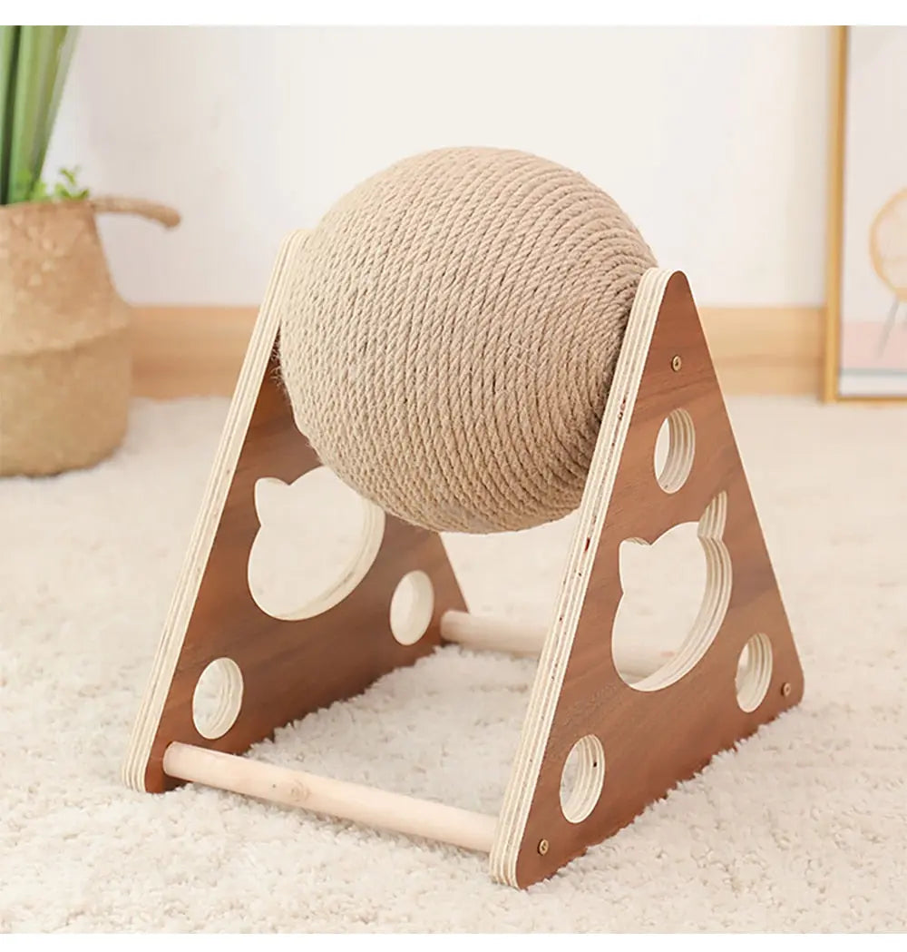 Small - Cat Toy Interactive Cat Scratcher - Pure Ember