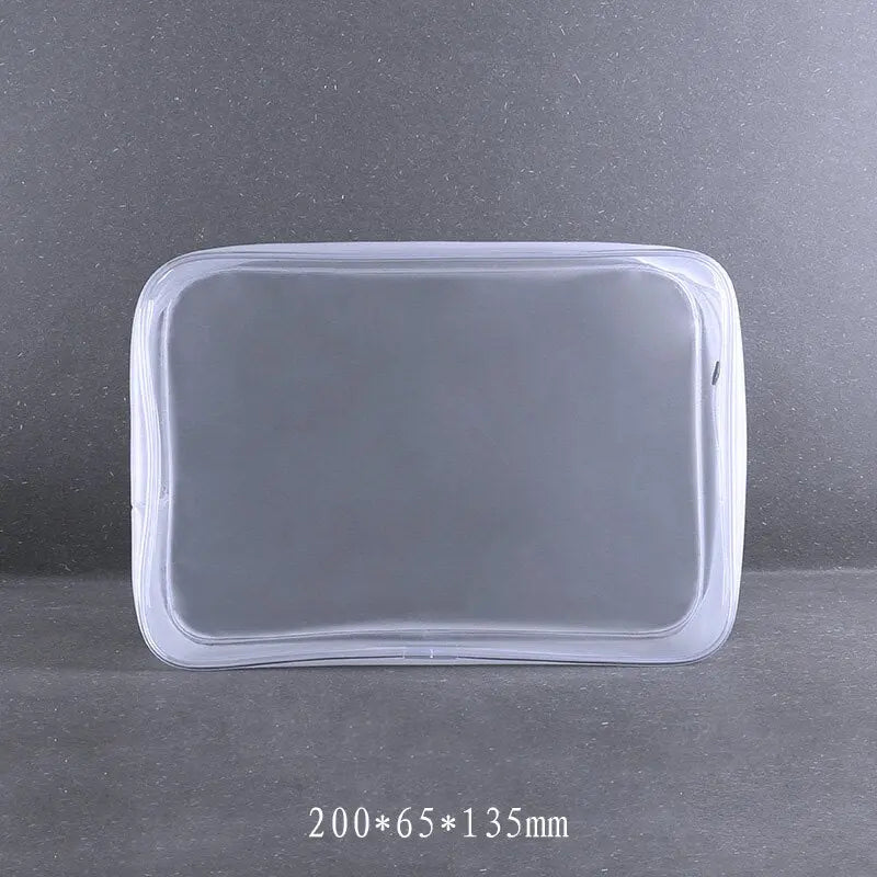Transparent cosmetic bags