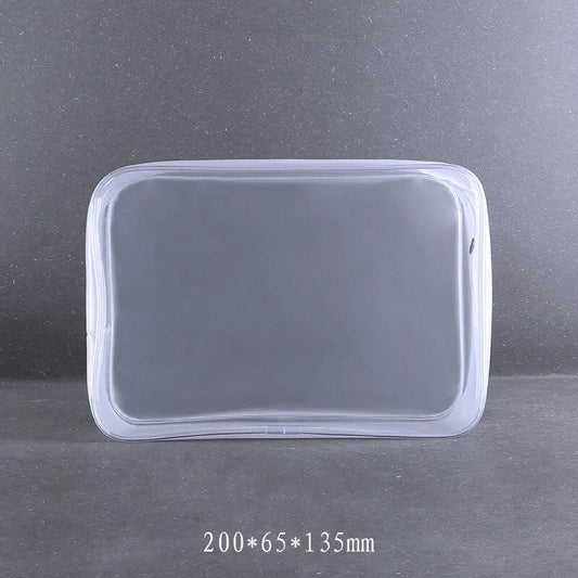 Transparent cosmetic bags