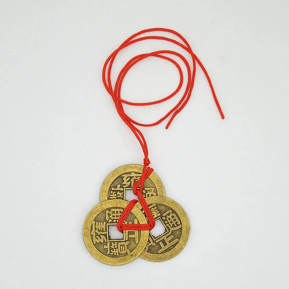 Chinese Feng Shui Coin For Wealth And Success Lucky Oriental Emperor Qing Money Pendant