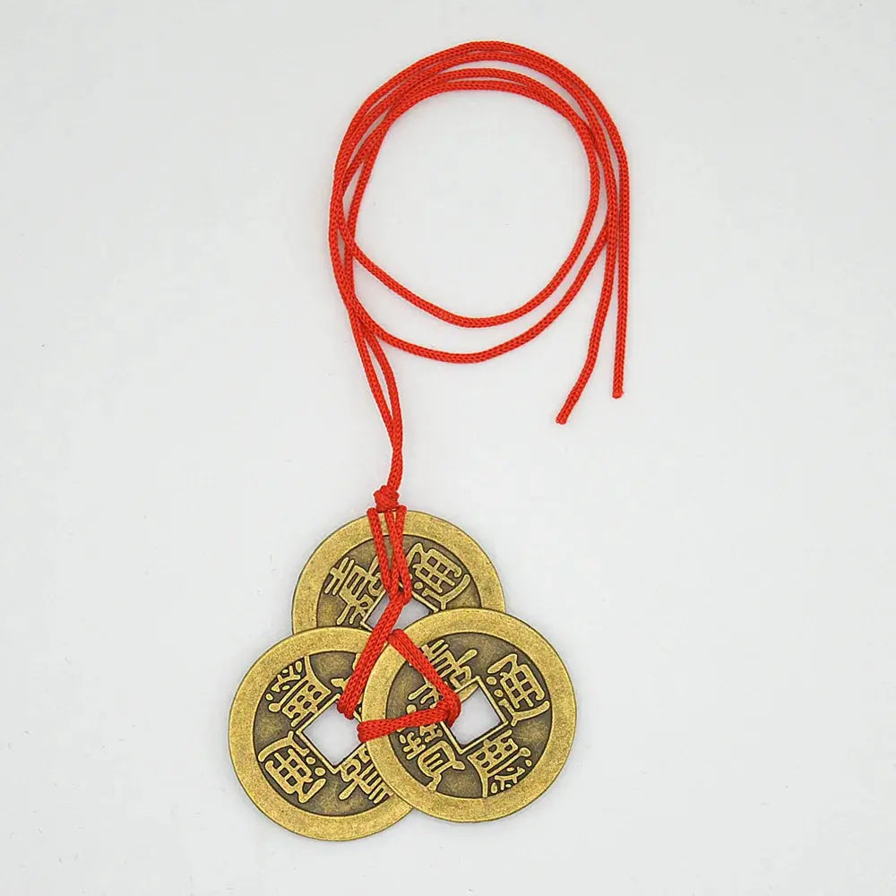 Chinese Feng Shui Coin For Wealth And Success Lucky Oriental Emperor Qing Money Pendant