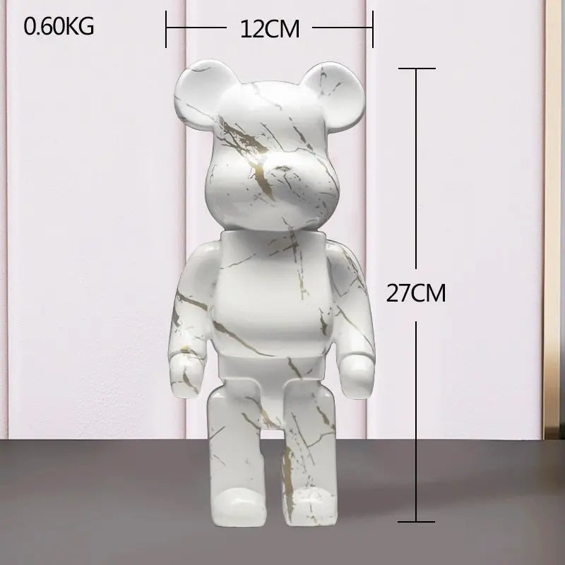 Nordic Bearbrick Bear Statues and Sculptures Graffiti Ornaments