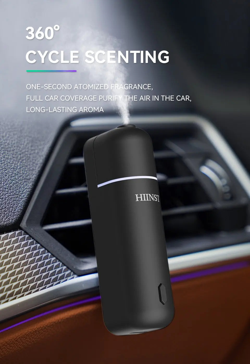 Luxury Car Scent Air Freshener Aroma Fragrance with Essential Oils