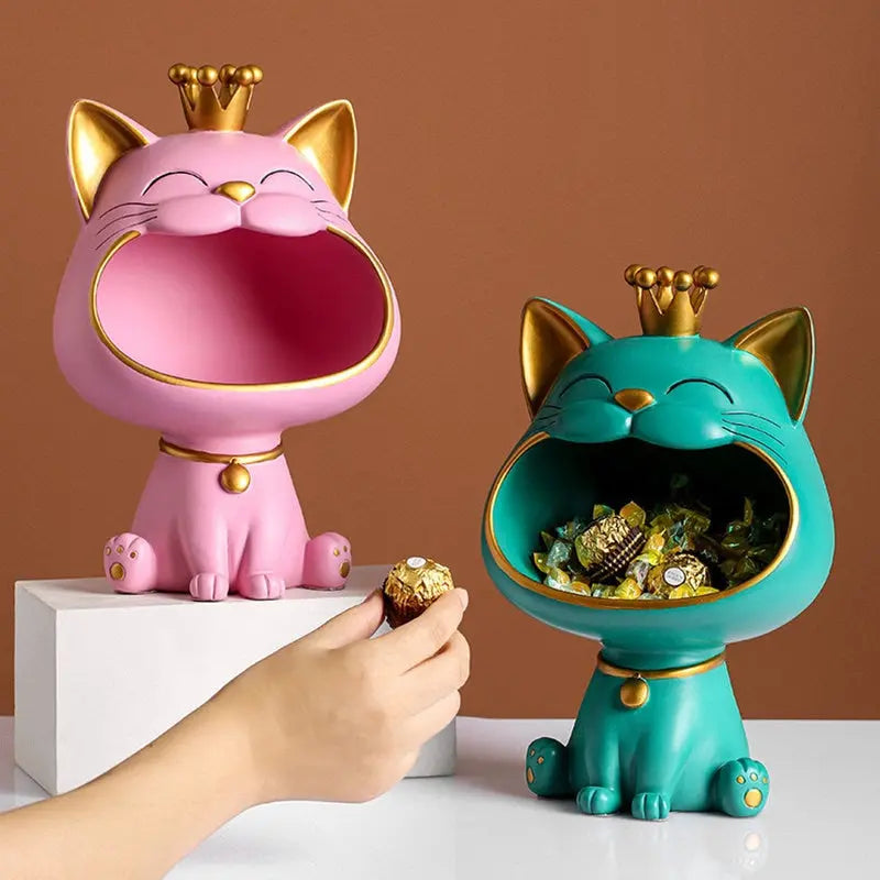 Big Mouth Cats Storage Box pink and green
