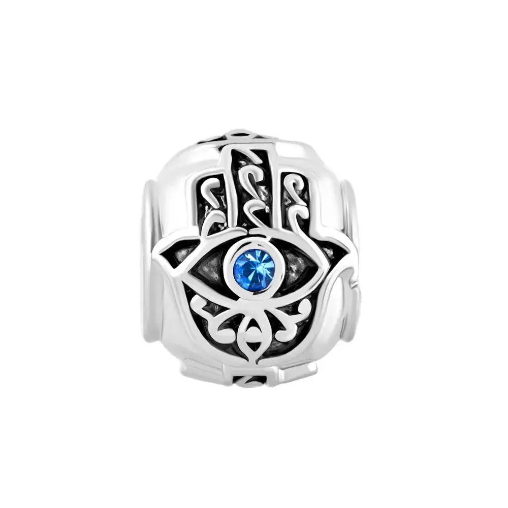 sterling silver Egyptian Pendant Dangle Charms pandora dupe gifts for her hamsa hand bead