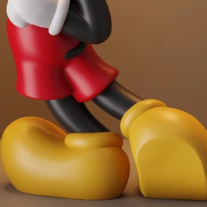 Disney Mickey Mouse Statue Holding Crystal Ball