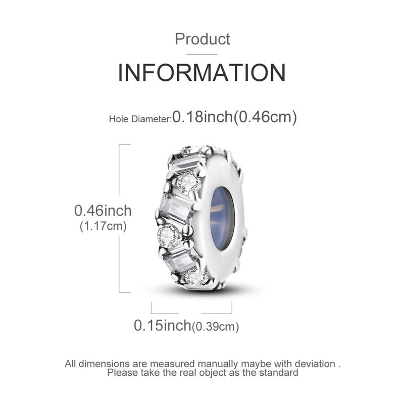 Jewelry charm with dimensions labeled on a white background