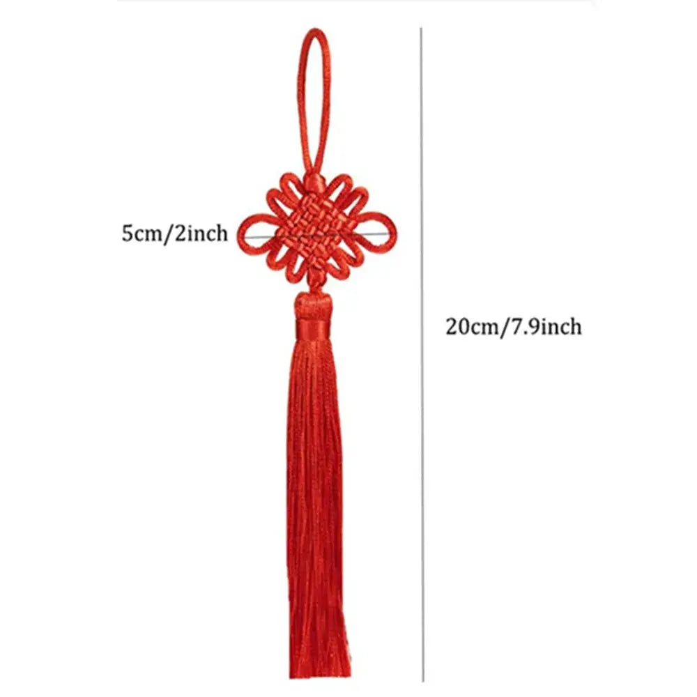 Money Luck Wealth Success 5 Or 6 Copper Coins Chinese Knot Red Rope Feng Shui
