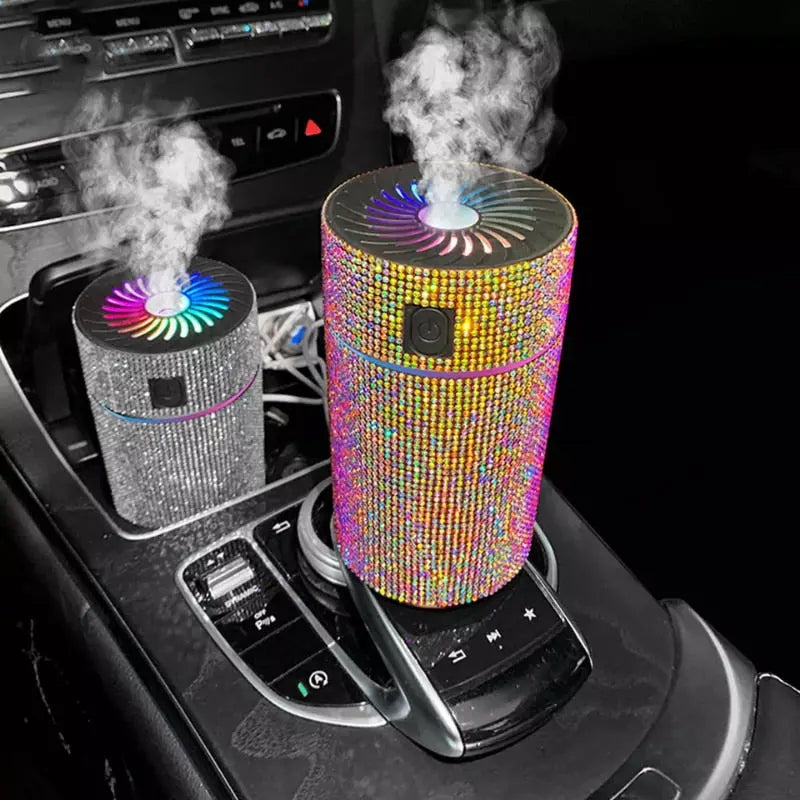 Diamond Car Diffuser Humidifier with LED Light