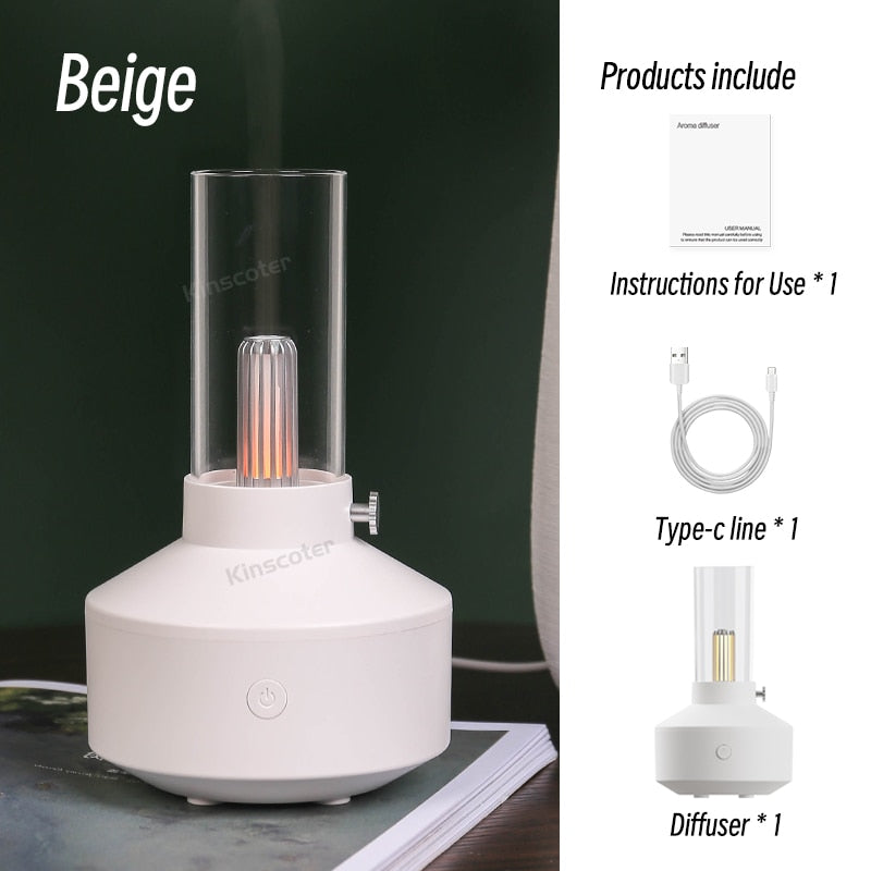 Portable Aroma Diffuser USB Air Humidifier Essential Oil Night Light