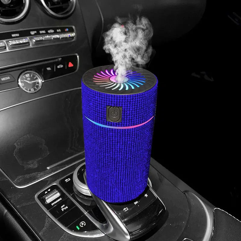 Diamond Car Diffuser Humidifier with LED Light