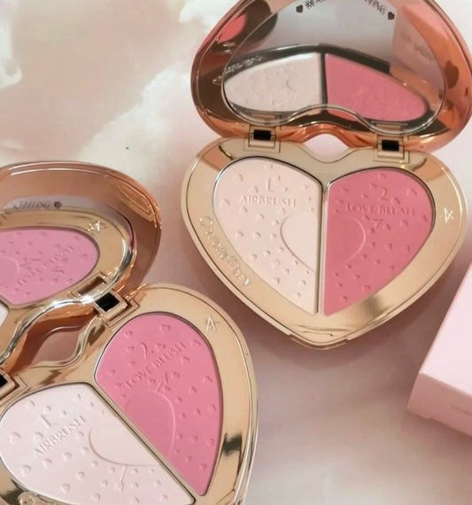 Charlotte Tilbury Two-tone Heart-shaped Blush Pure Ember