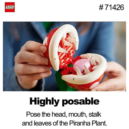 LEGO 71426 Piranha Plant Super Mario 540 Pcs Building Blocks Model Kit DIY
