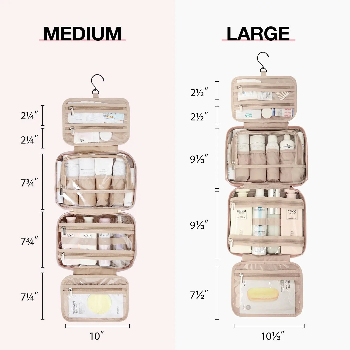 Cosmetic Bag Makeup Organizer Toiletry Bags