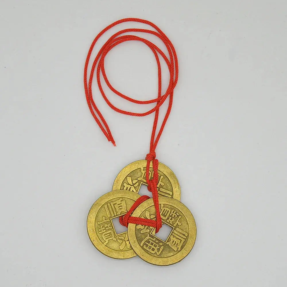 Chinese Feng Shui Coin For Wealth And Success Lucky Oriental Emperor Qing Money Pendant
