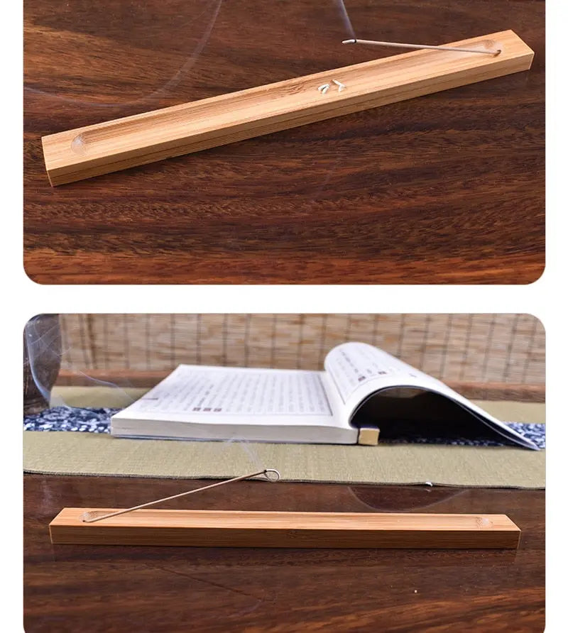 Wood Incense Stick Holder 23cm Line Incense