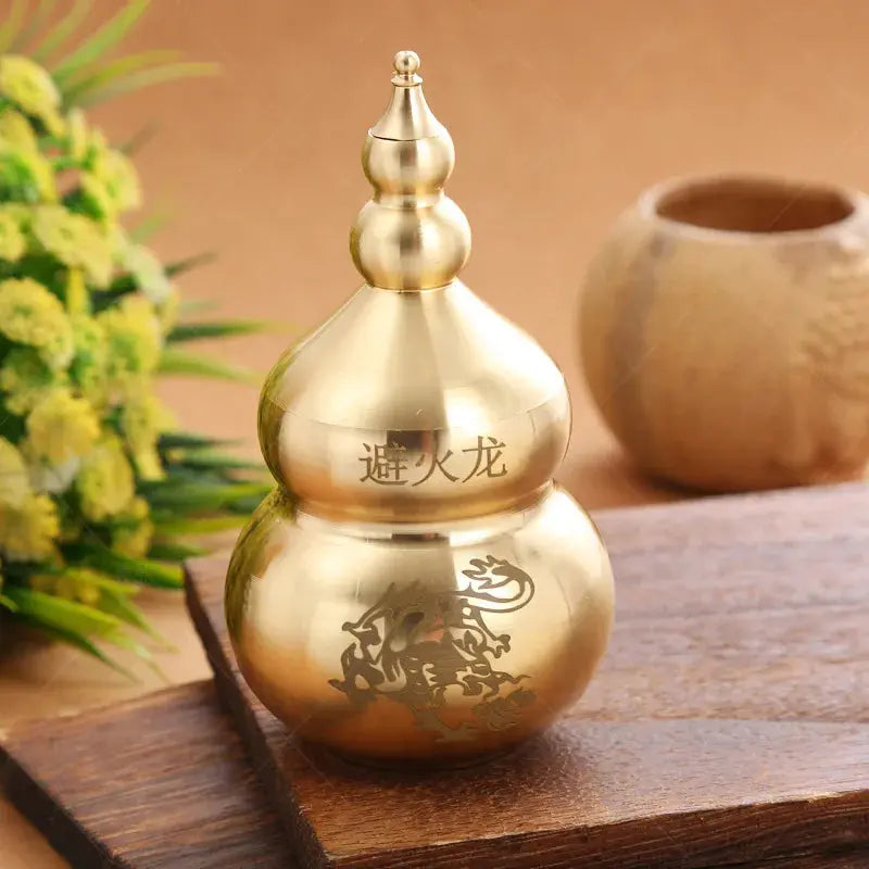 Feng Shui Fire-Avoiding Dragon Gourd With Tassels
