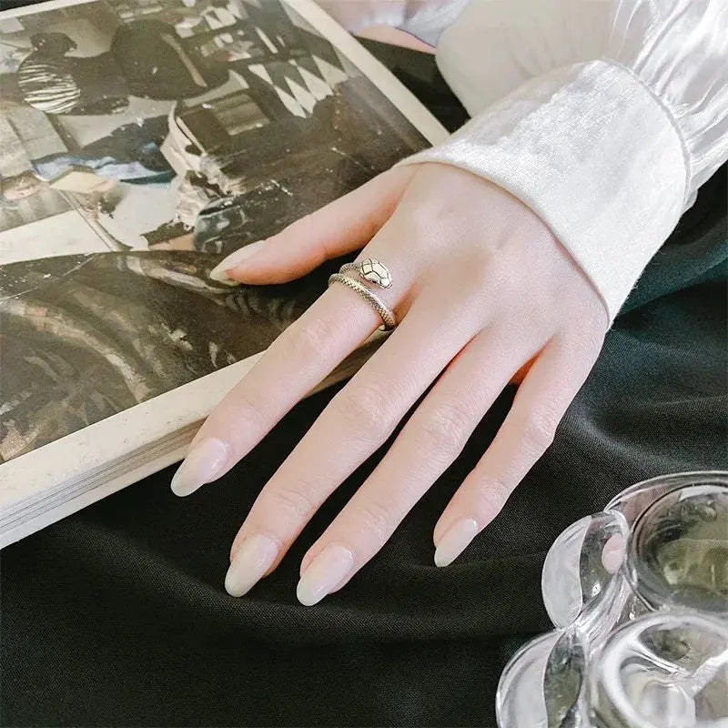 925 Sterling Silver Snake Ring year of the snake feng shui