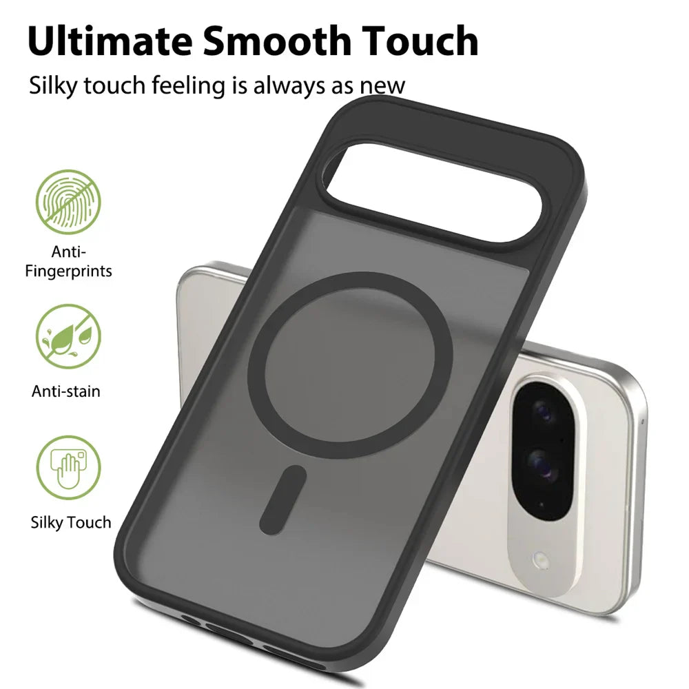 Phone case with 'Ultimate Smooth Touch' features on a white background
