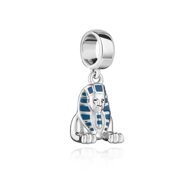 sterling silver Egyptian Pendant Dangle Charms pandora dupe gifts for her sphinx