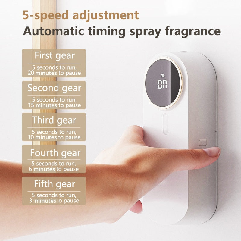 100m³ Battery Aroma Diffuser Room Fragrance Air Freshener
