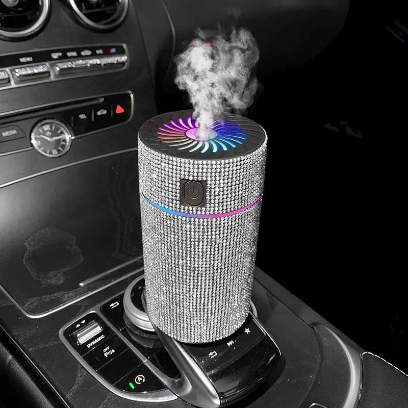 Diamond Car Diffuser Humidifier with LED Light