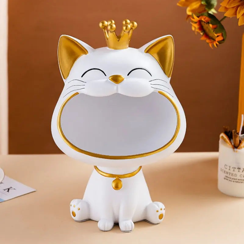 Big Mouth Cats Storage Box white