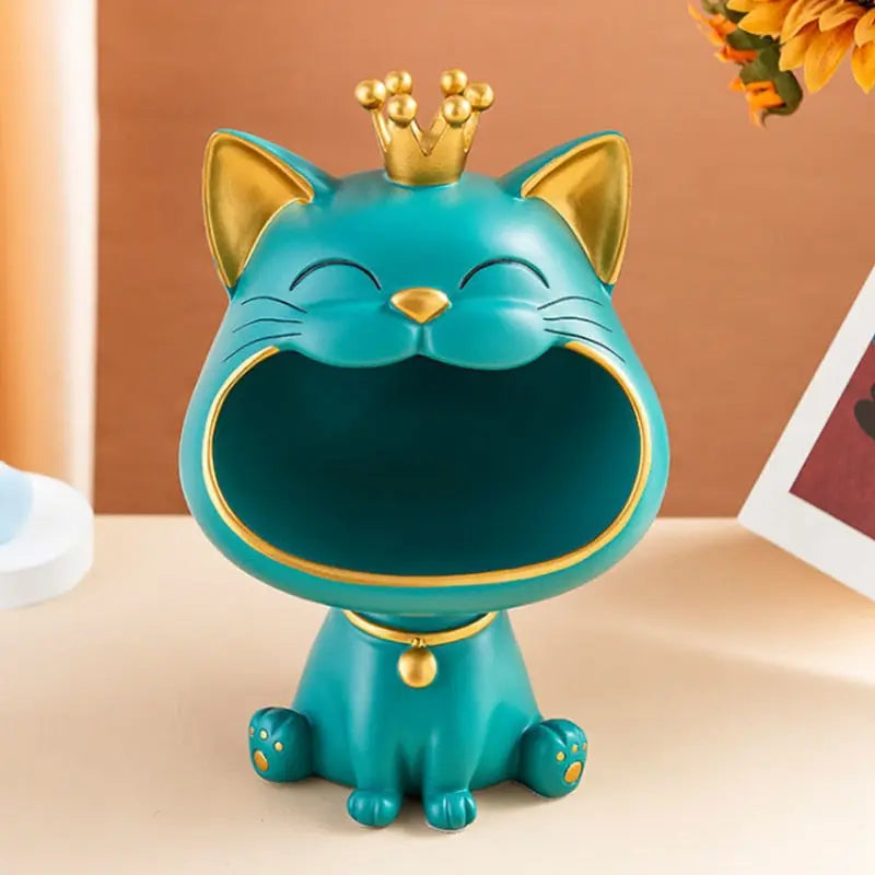 Big Mouth Cats Storage Box green