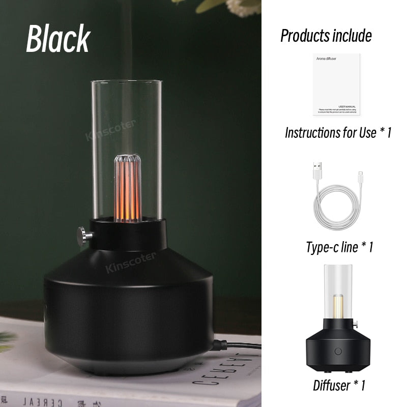 Portable Aroma Diffuser USB Air Humidifier Essential Oil Night Light