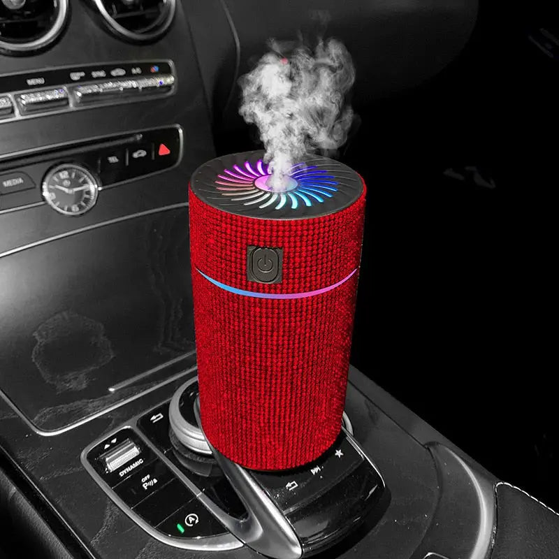 Diamond Car Diffuser Humidifier with LED Light